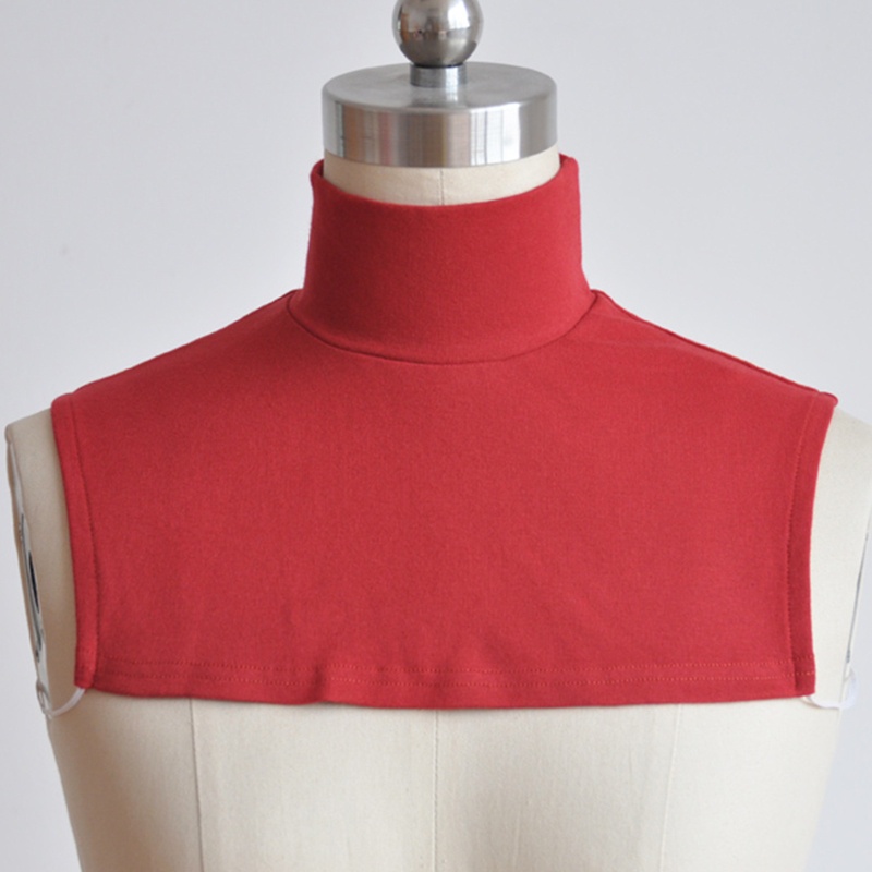 Cổ áo giả từ cotton màu sắc đơn giản giữ ấm mùa đông cho nam nữ