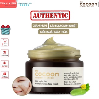 Mặt nạ bí đao cocoon 100ml winter melon face mask with centella & tea tree