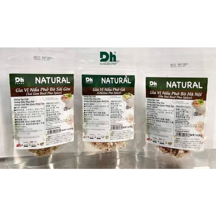 ComBo 3 Gói Gia Vị Nấu Phở NATURAL