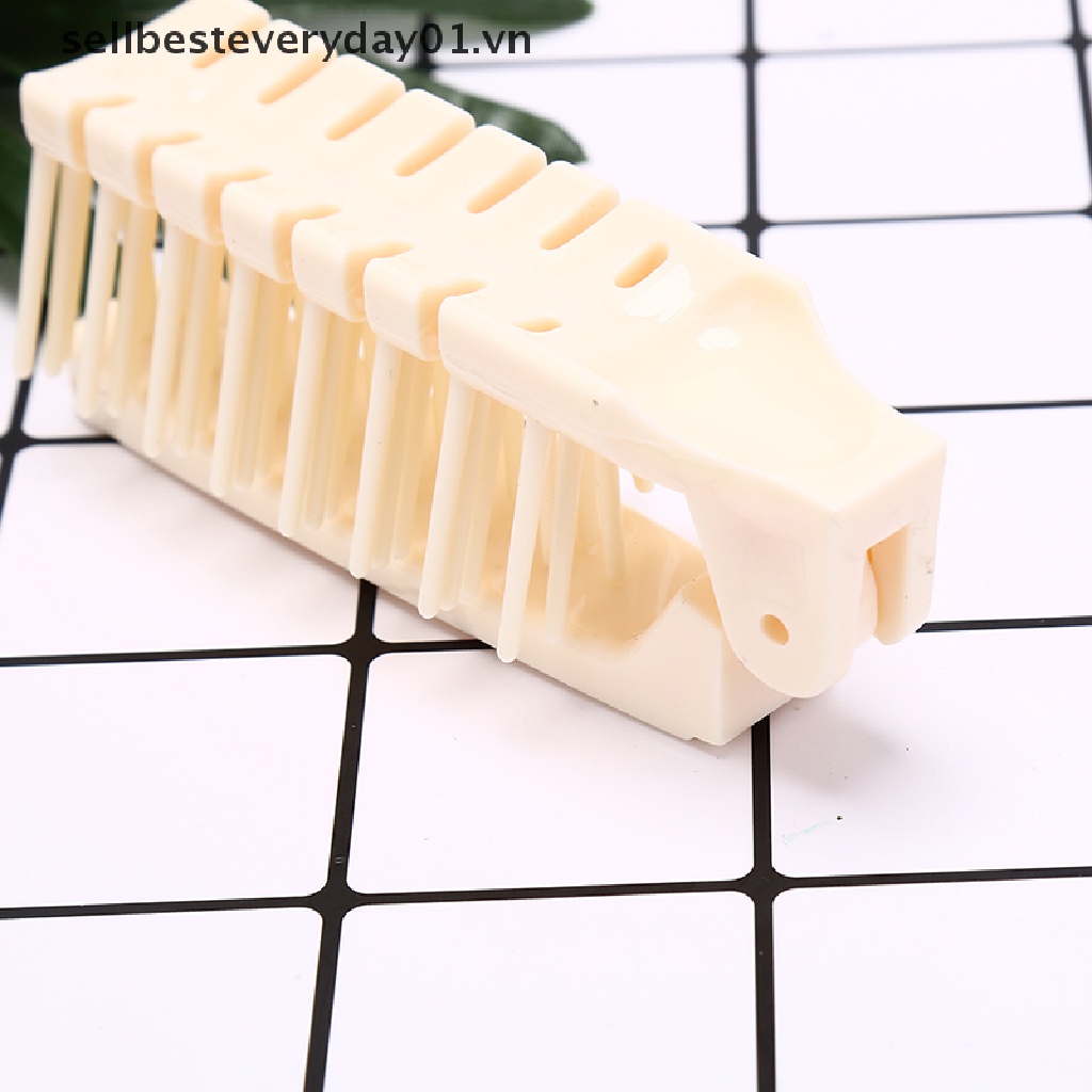 (Hàng Mới) Kẹp Tóc Nhựa mini Gấp Gọn Tiện Lợi