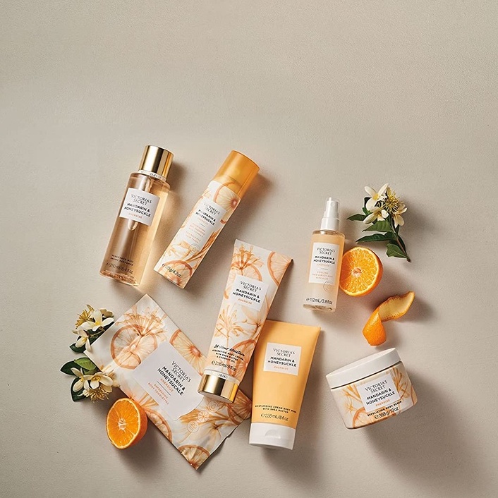 Tẩy Da Chết Victoria's Secret Mandarin & Honeysuckle Natural Beauty Exfoliatingng uy