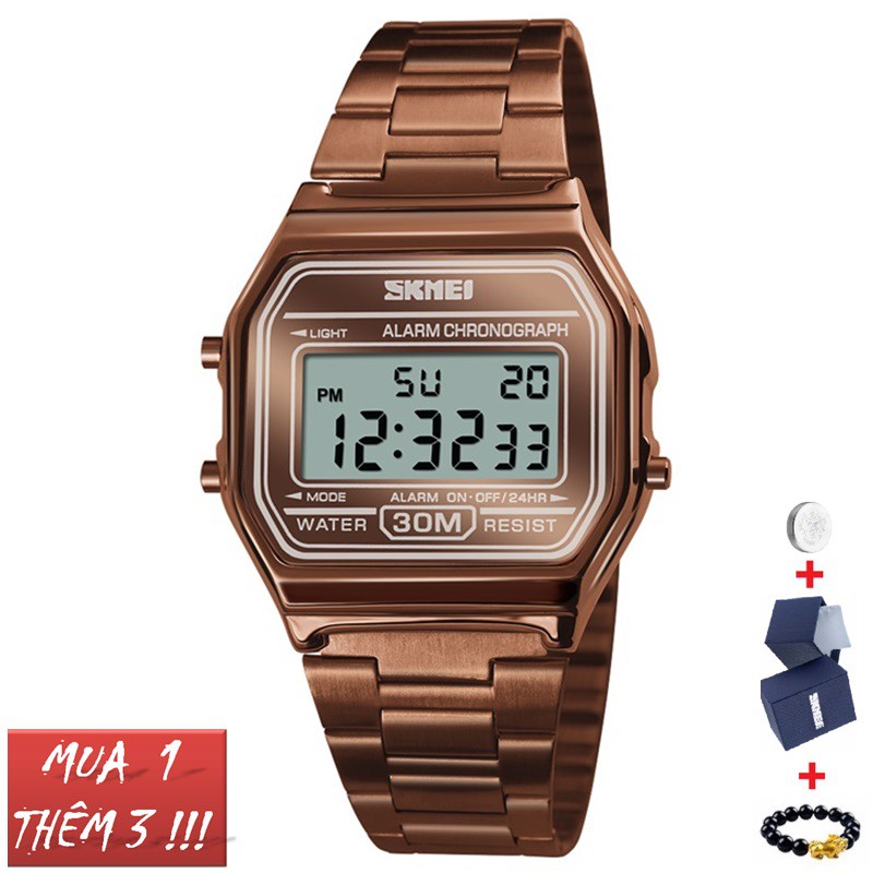 Đồng Hồ Nam Nữ SKMEI 1123 Dây Thép Không Gỉ, Đồng Hồ Điện Tử Trẻ Trung, Năng Động - HÀNG CHÍNH HÃNG [FULLBOX] | BigBuy360 - bigbuy360.vn