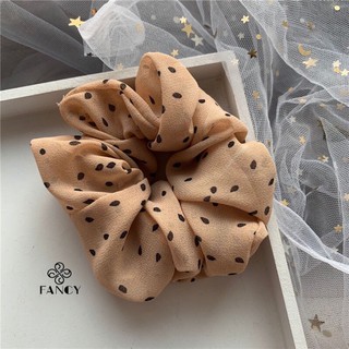 Cột tóc srunchies chấm bi dễ thương (C078)