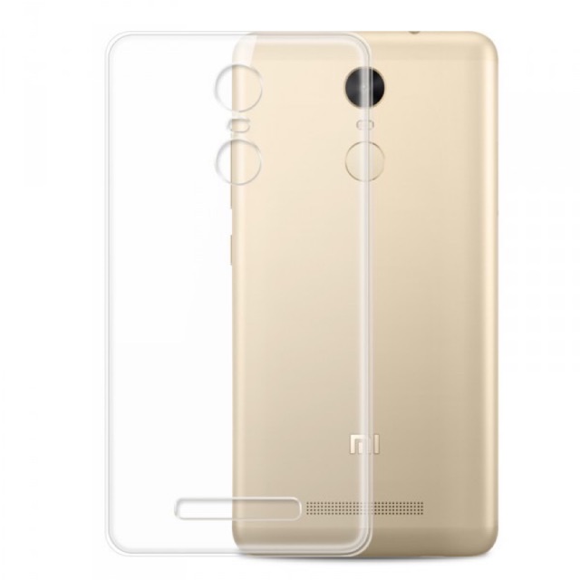 Ốp lưng Silicon trong suốt Xiaomi Redmi Note 3