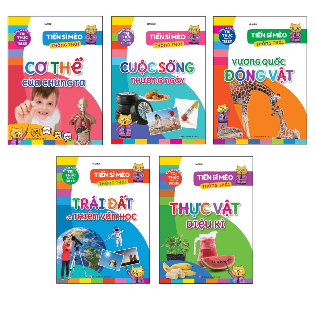 SÁCH - Bách khoa tri thức dành cho trẻ em :Tiến sĩ Mèo thông thái 58K