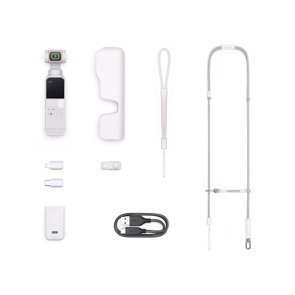 Camera DJI Pocket 2 Gimbal Exclusive Combo - Máy Quay Bỏ Túi DJI Pocket 2 Màu Trắng