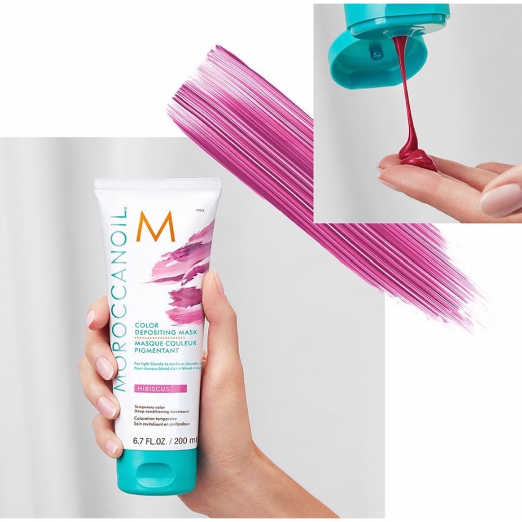Best Seller🎋 Mặt Nạ Dưỡng Bổ Sung Hạt Màu Moroccanoil Color Depositing Mask 200ml