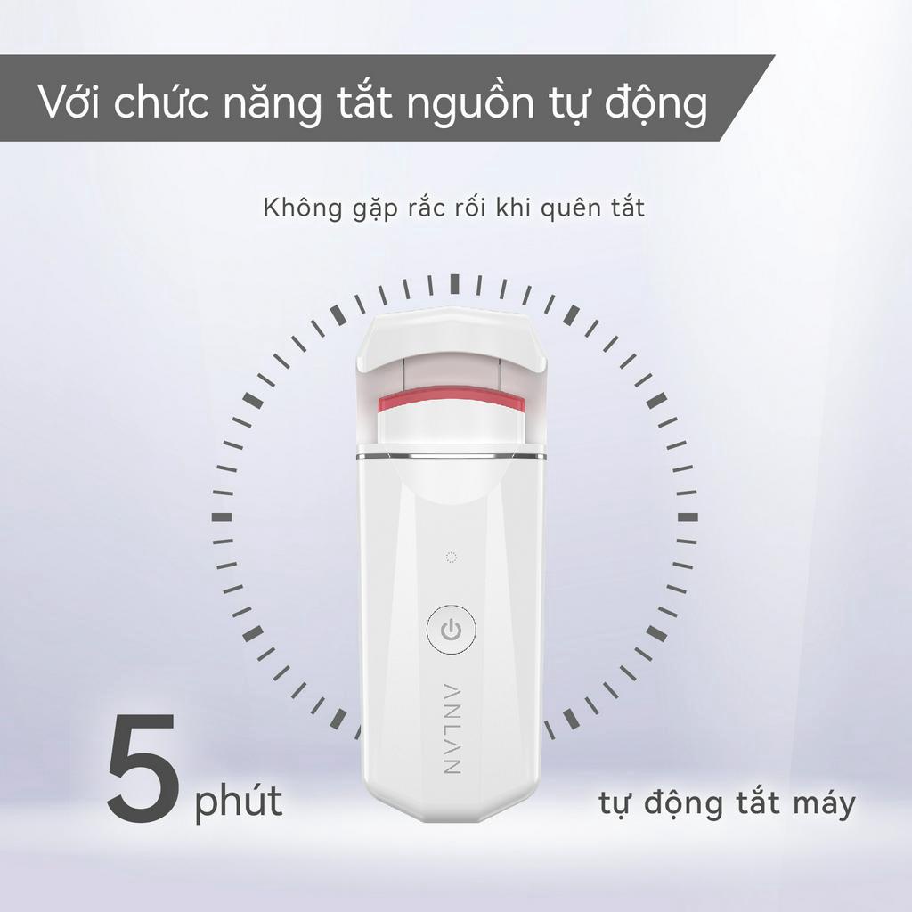 ANLAN Máy Uốn Lông Mi Bằng Nhiệt Lâu Trôi Di Động Có Thể Sạc Lại