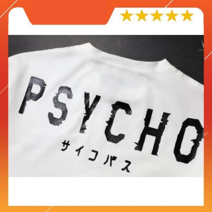 [ Đồng Giá ] Áo phông in hinh P-Y-C-H-O ⚡𝐅𝐑𝐄𝐄𝐒𝐇𝐈𝐏 ⚡Áo phông cotton chất đẹp mát, áo unisex, áo phông trắng đen