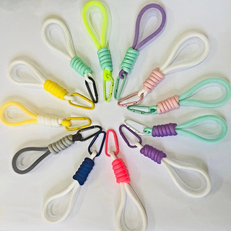 [Mới] Khóa Treo Màu Huỳnh Quang Cho Túi Xách / Chìa Khóa Chai Nước / Dây Thừng Tự Làm Trang Trí DIY