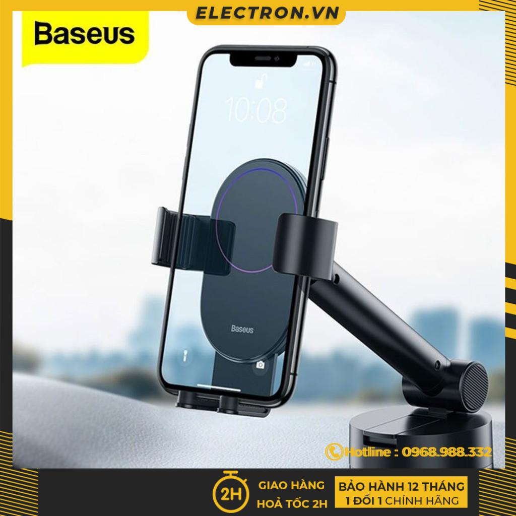 Bộ giá treo điện thoại dùng gắn kính hoặc táp lô trên xe hơi Baseus Simplism Gravity