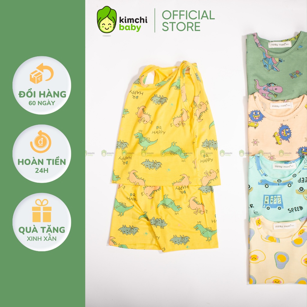 Bộ Ba Lỗ Bé Trai, Bé Gái MinkyMom Vải Thun Lạnh Hoạ Tiết Ô Tô Xanh SPEED, Áo 3 Lỗ Cho Bé Mặc Hè Thoáng Mát MKM3LO2205