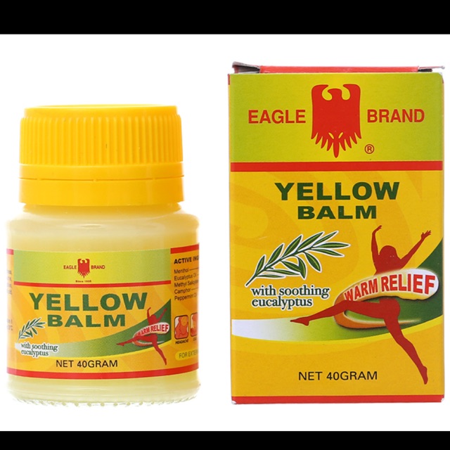 Cao vàng Con Ó Eagle Brand Yellow Balm 40g Indonesia công tỷ vimedimex nhập khẩu