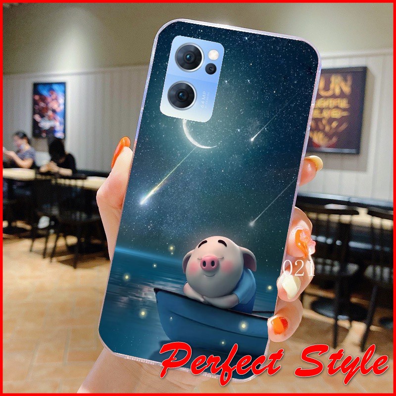 Ốp Lưng silicon in UV Heo Oppo reno 7 8 Z 7z 8z 4g 5g