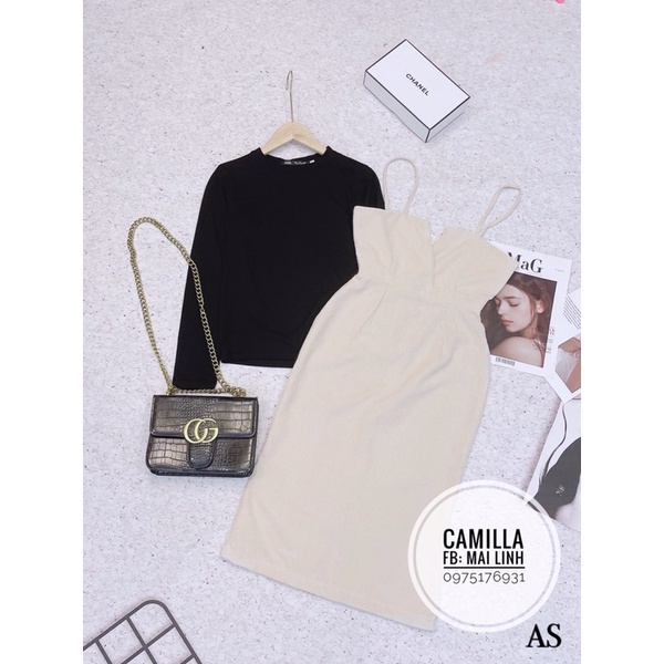 ⚡️BÁN SỈ⚡️Set váy yếm phối áo len tăm đen | BigBuy360 - bigbuy360.vn