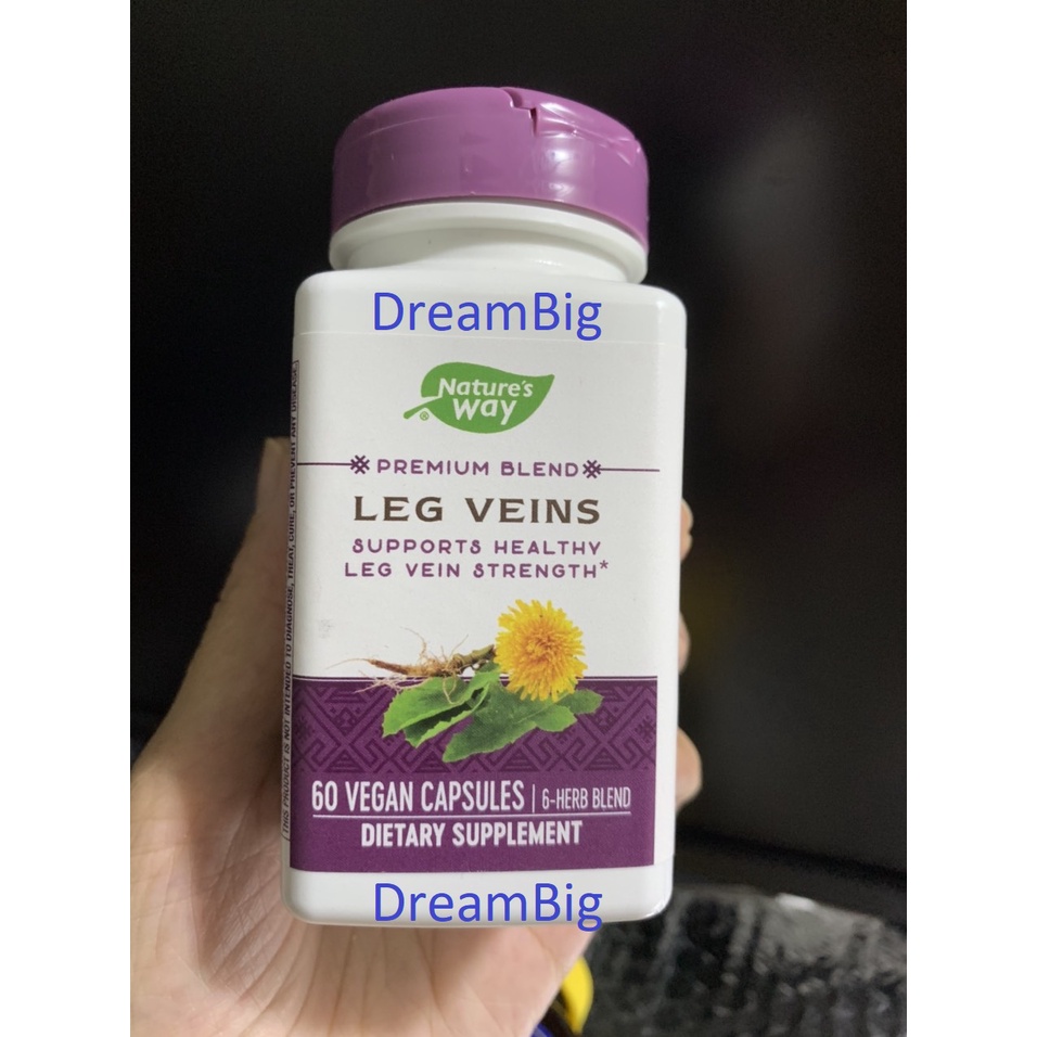 Viên uống giảm giãn tĩnh mạch Nature's Way Leg Vein 60 viên và 120 viên