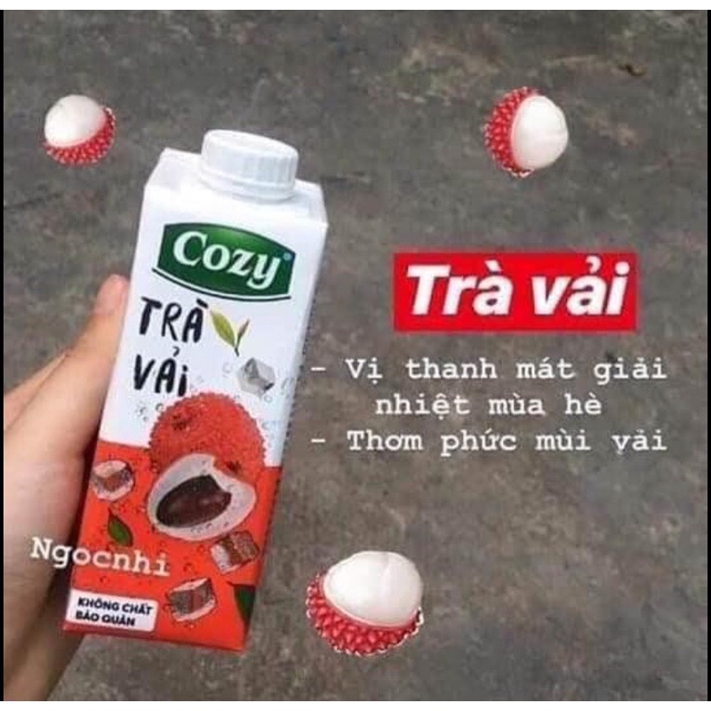 [Freeship Hcm] TRÀ TRÁI CÂY COZY NHIỀU VỊ 225Ml/hộp DATE 20.05.2022