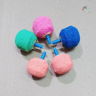 Quả sủi oxy tròn nhiều màu sắc dành cho bể cá cảnh, hồ cá cảnh