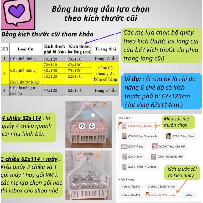 Quây cũi xoắn handmade tết 3 Handmade Nhà Táo, quây sam chặn cũi cho bé