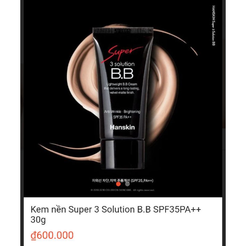 Gói Sample của kem nền Super 3 Solution B.B Hàn Quốc | BigBuy360 - bigbuy360.vn