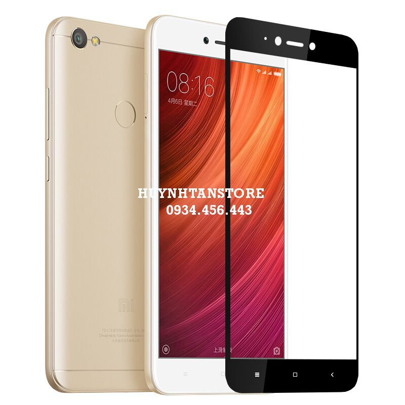 Kính cường lực Xiaomi Redmi Note 5A Prime , Note 5A full toàn hình 2,5d