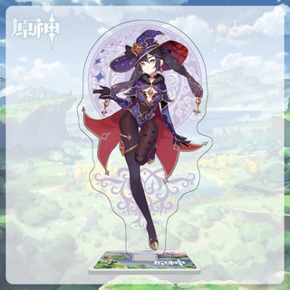 Mô hình nhân vật MONA mica standee GENSHIN IMPACT in hình anime chibi trang trí trưng bày