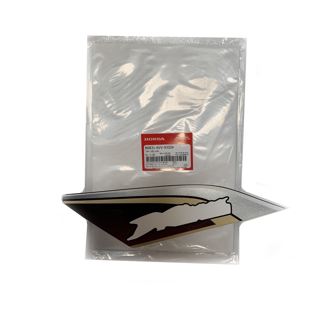 Tem cốp phải HONDA Dream 100 (mẫu 1)  QA(86831KVV930ZA)