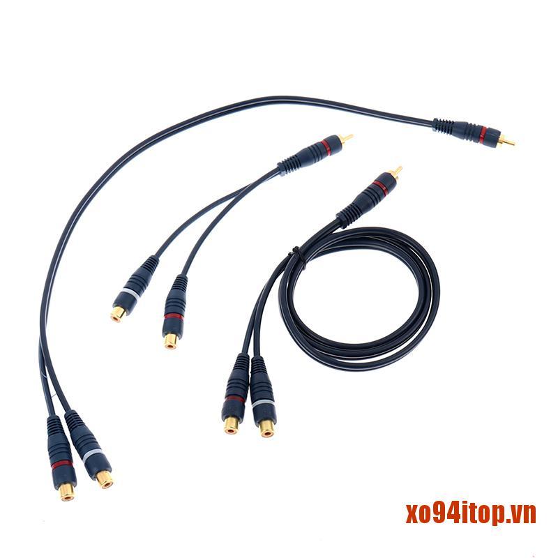 Dây Cáp Âm Thanh Chia 2 Cổng Rca Sang 1 Rca