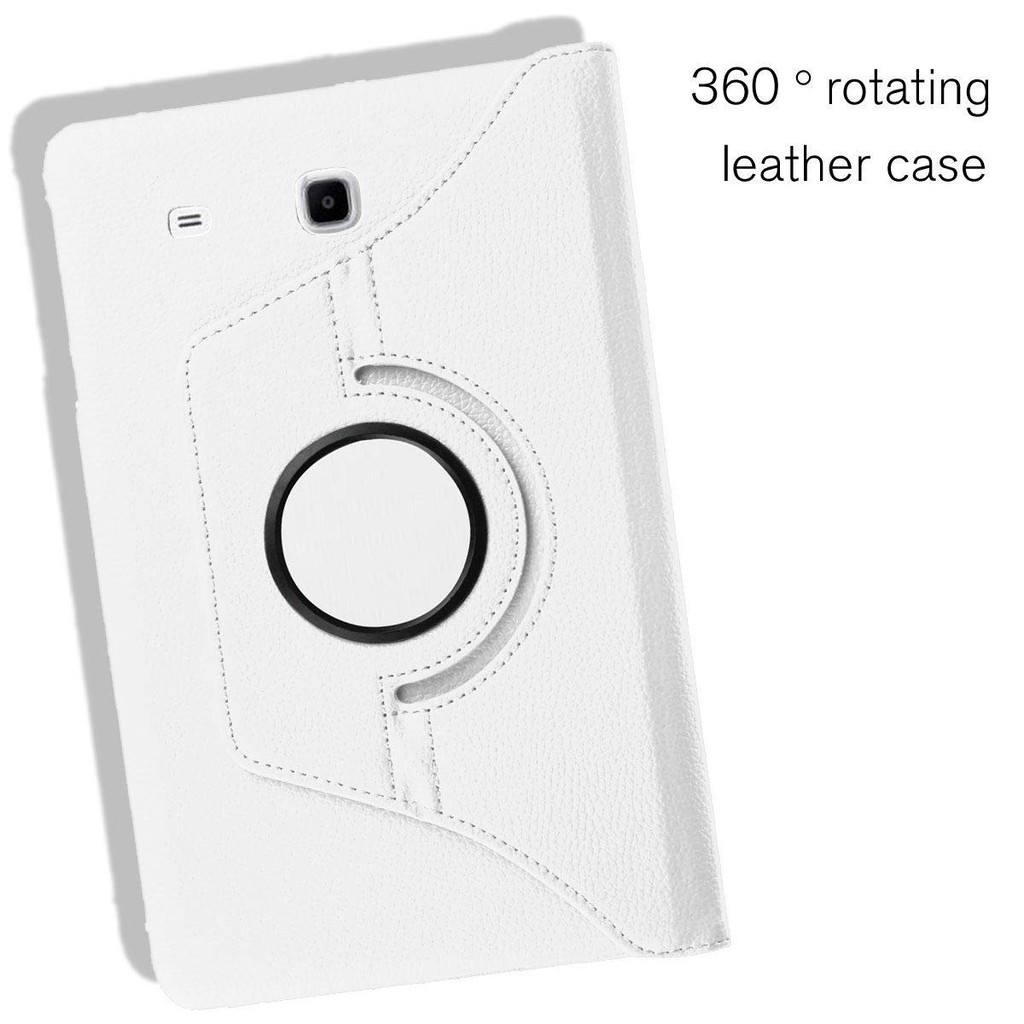 Ốp bảo vệ  360 độ bằng da dành cho Samsung Galaxy Tab E 8.0 T375 T377 T378 T377A T377V T377T T377P T377R