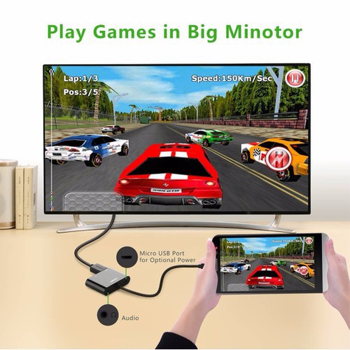 [Mã ELHACE giảm 4% đơn 300K] Cáp Chuyển Micro HDMI Sang HDMI và VGA Có Audio Ugreen 30355 - Hàng Chính Hãng