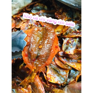 250g hủ khô cá chỉ vàng rim sate ngọt ngọt mặn mặn cay cay ăn liền không cần chế biến