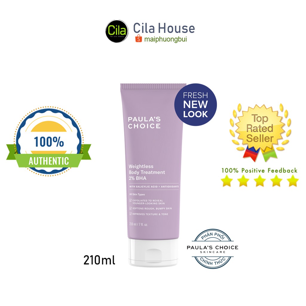 Dưỡng Thể Paula's Choice 2% BHA 5700 Giảm Mụn, Viêm Nang Lông - Cila House