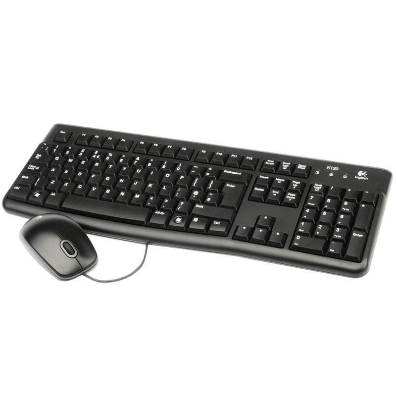 Bộ bàn phím chuột Logitech MK120 Có Dây | BigBuy360 - bigbuy360.vn