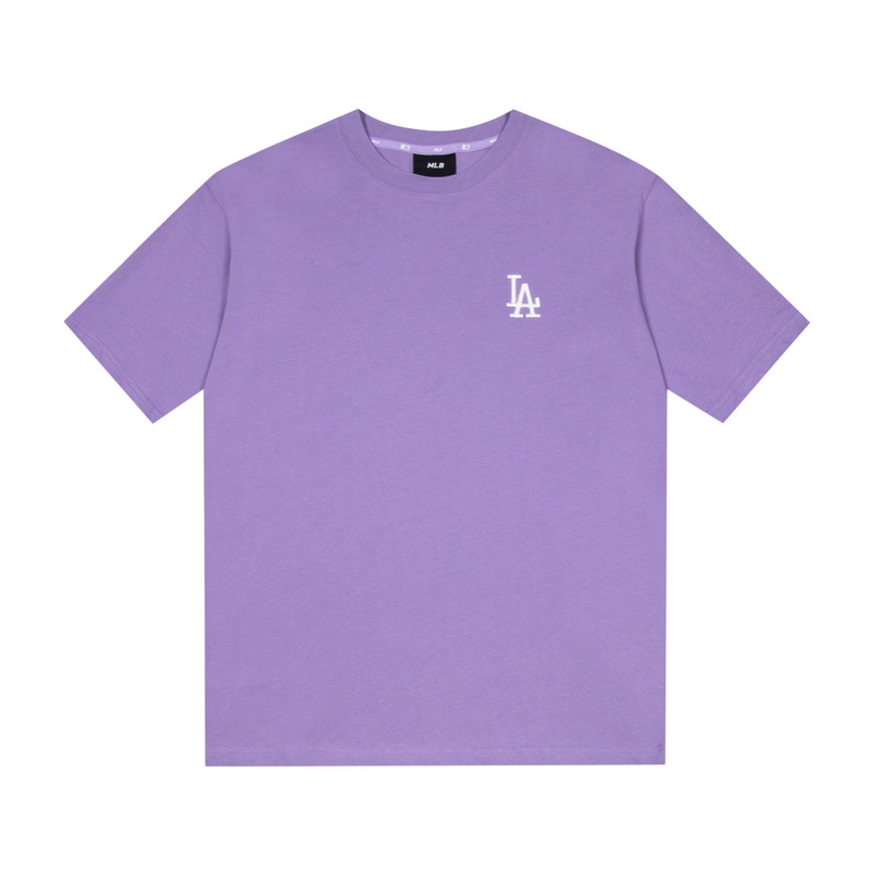 ❤❀  ❤ Áo Thun Cotton Ngắn Tay Thêu Họa Tiết MLB NY Thời Trang Chất Lượng Cao Cho Cặp Đôi