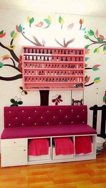 Ghế nail - bục nail