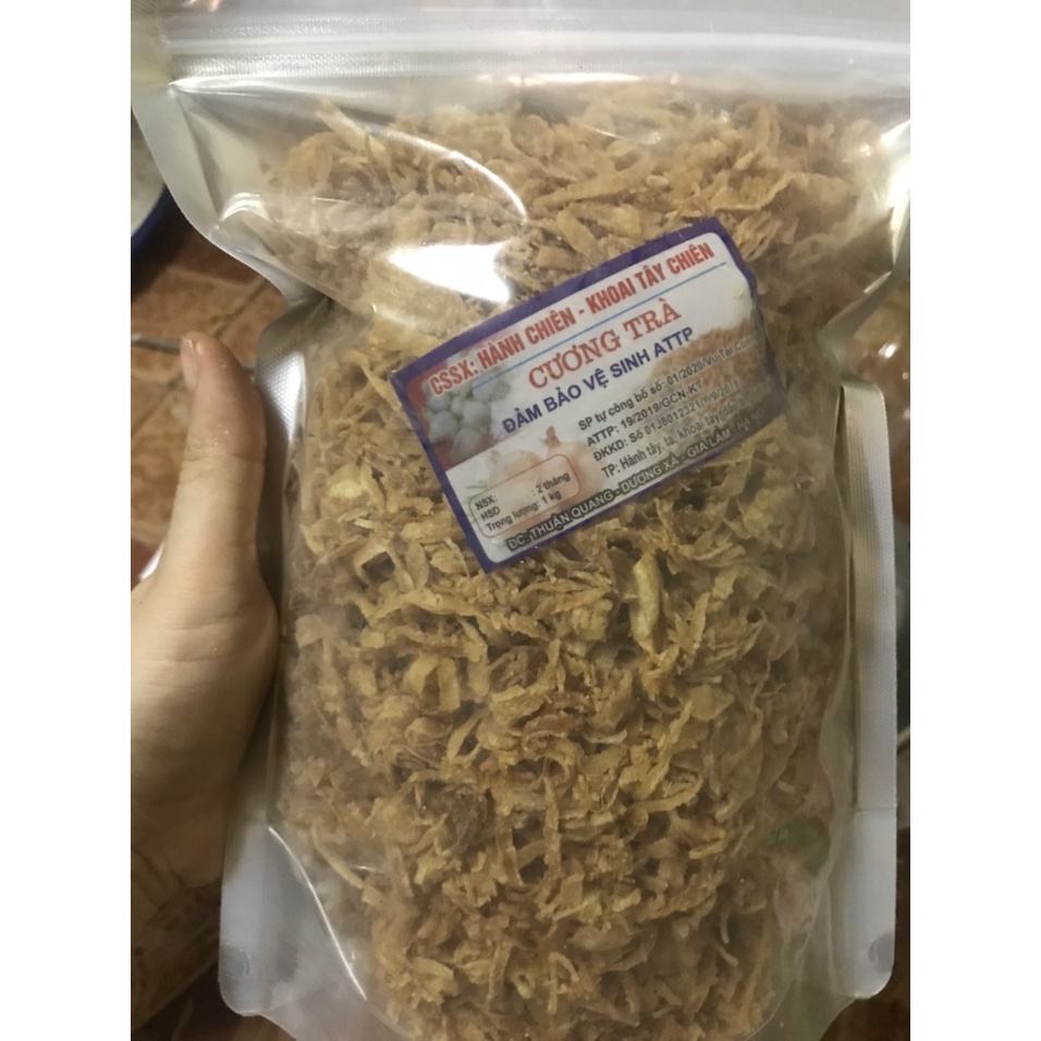 500g HÀNH TÂY PHI CHIÊN GIÒN