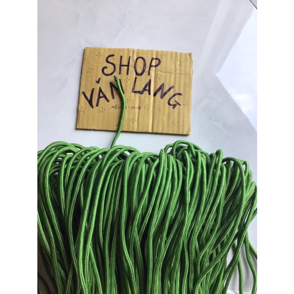 Dây Dù Xanh Tròn 7li Chịu Lực Dùng Buộc Đồ, Leo Núi, Cắm Trại…