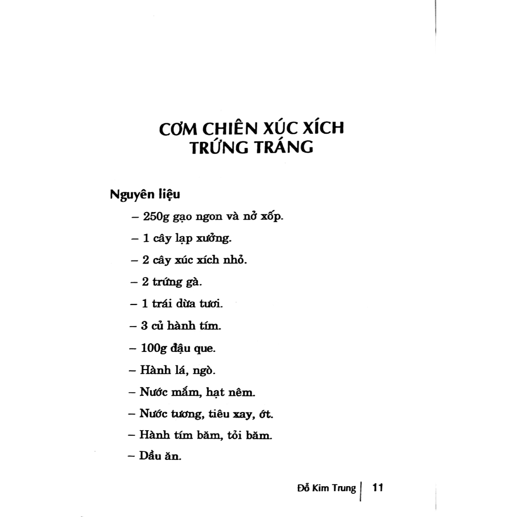 Sách - Các Món Cơm Ngon Bún Ngon