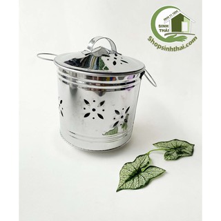 Lò đốt tiền vàng mã - đốt giấy tiền vàng bạc - lò đốt sưởi ấm inox - lò nhỏ 24cm x 23cm