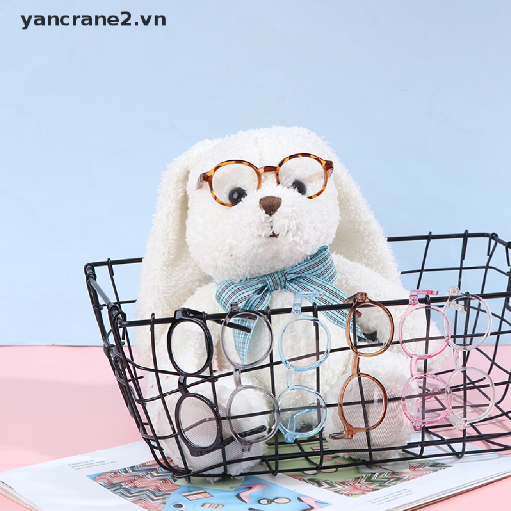 1 Mắt Kính Tròn Trong Suốt 9CM Dành Cho Búp Bê 1 / 6 {yancrane2.vn}