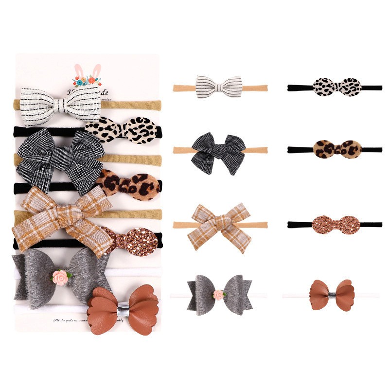 Set 8 Băng Đô Hoa Xinh Xắn Dành Cho Bé Gái
