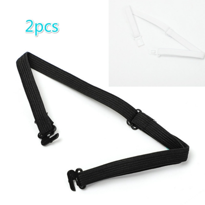 Set 2 dây điều chỉnh cà vạt co giãn tự làm kích thước 53*1.2cm