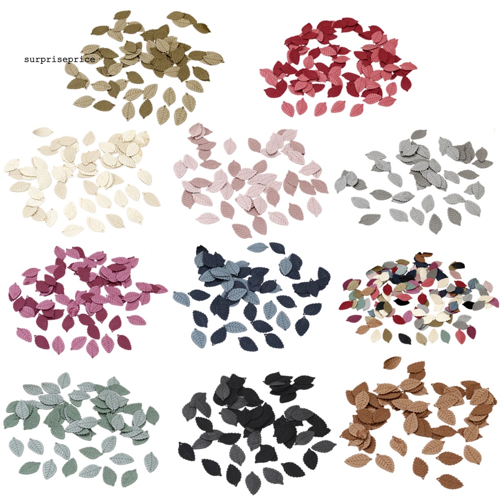 Set 100 Lá Giả Bằng Vải Dùng Trang Trí