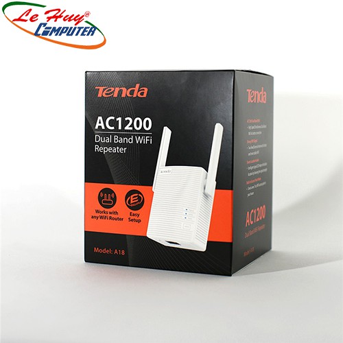 Bộ Kích Sóng Tenda A18 chuẩn N tốc độ 300Mbps Chính hãng