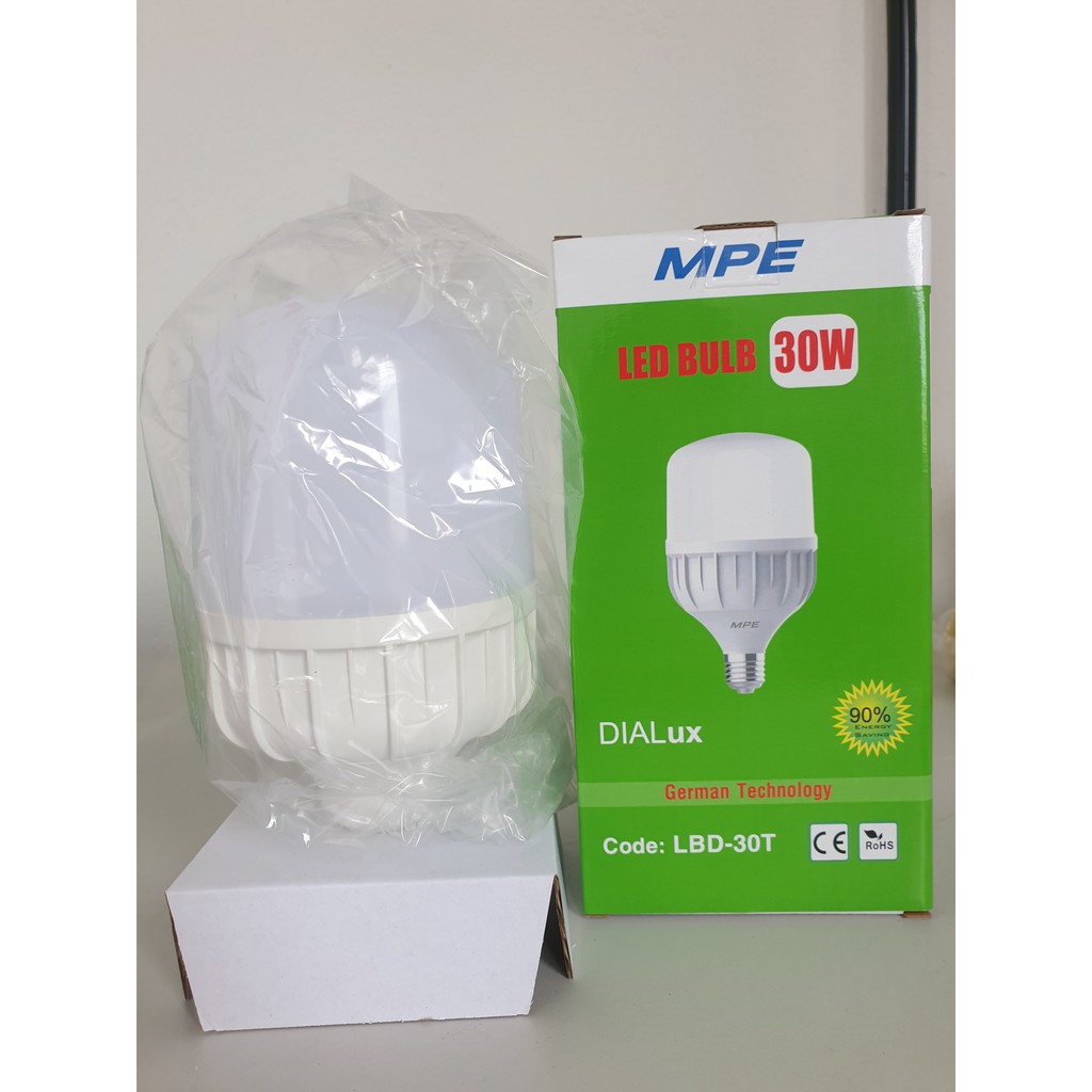 Đèn Led Bulb LBD- 9W MPE, 12W, 20W, 30W, 40W, Đèn bulb, đèn tròn, bóng đèn led tròn