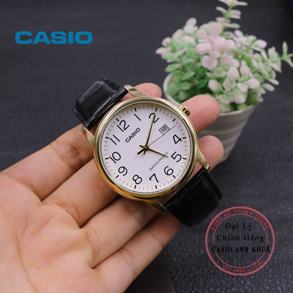 Đồng hồ nam Casio MTP-V002GL-7B2UDF dây da