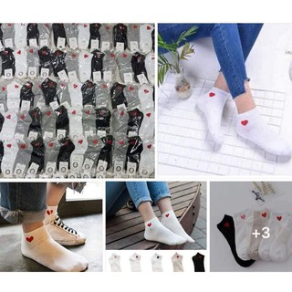Lố 10 đôi tất tim ( trộn màu sẵn )