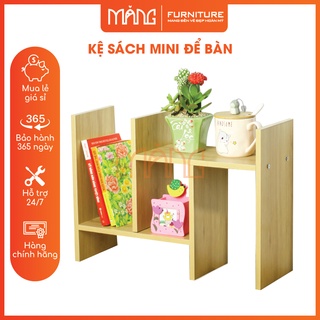 GIÁ SÁCH MINI - KỆ SÁCH MINI BẰNG GỖ CN (nhiều màu) KS01