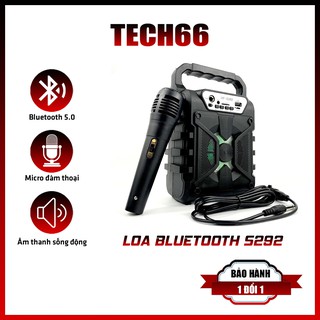 Loa karaoke bluetooth không dây S292 kèm micro có dây