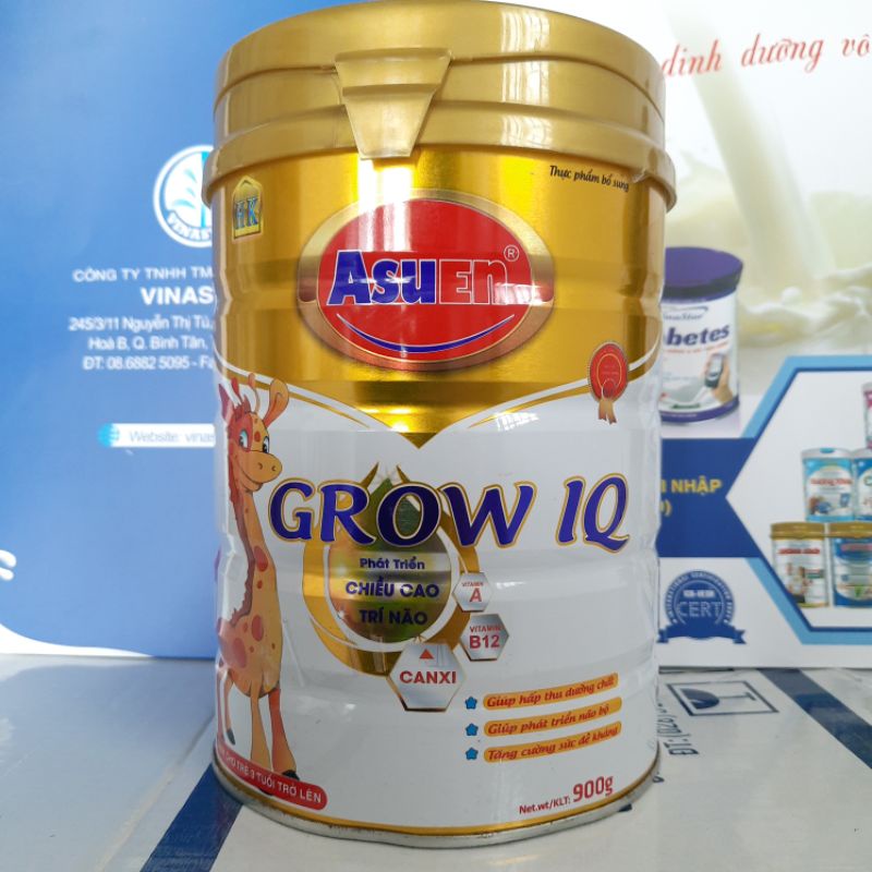 Sữa tăng chiều cao Asuen Iq 900g